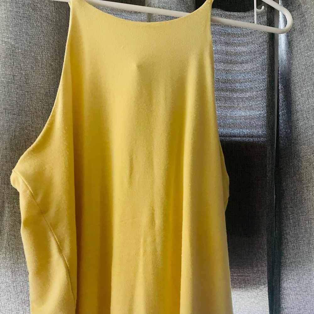 NWT Wasabi + Mint yellow tank